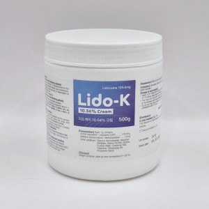 Anesthetic Cream Lido-K numb cream with lidocaine 10,56% 500g